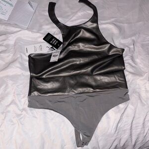 Express Metallic Shapewear Bodysuit